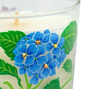 Jay Strongwater Hydrangea Votive Candle - New